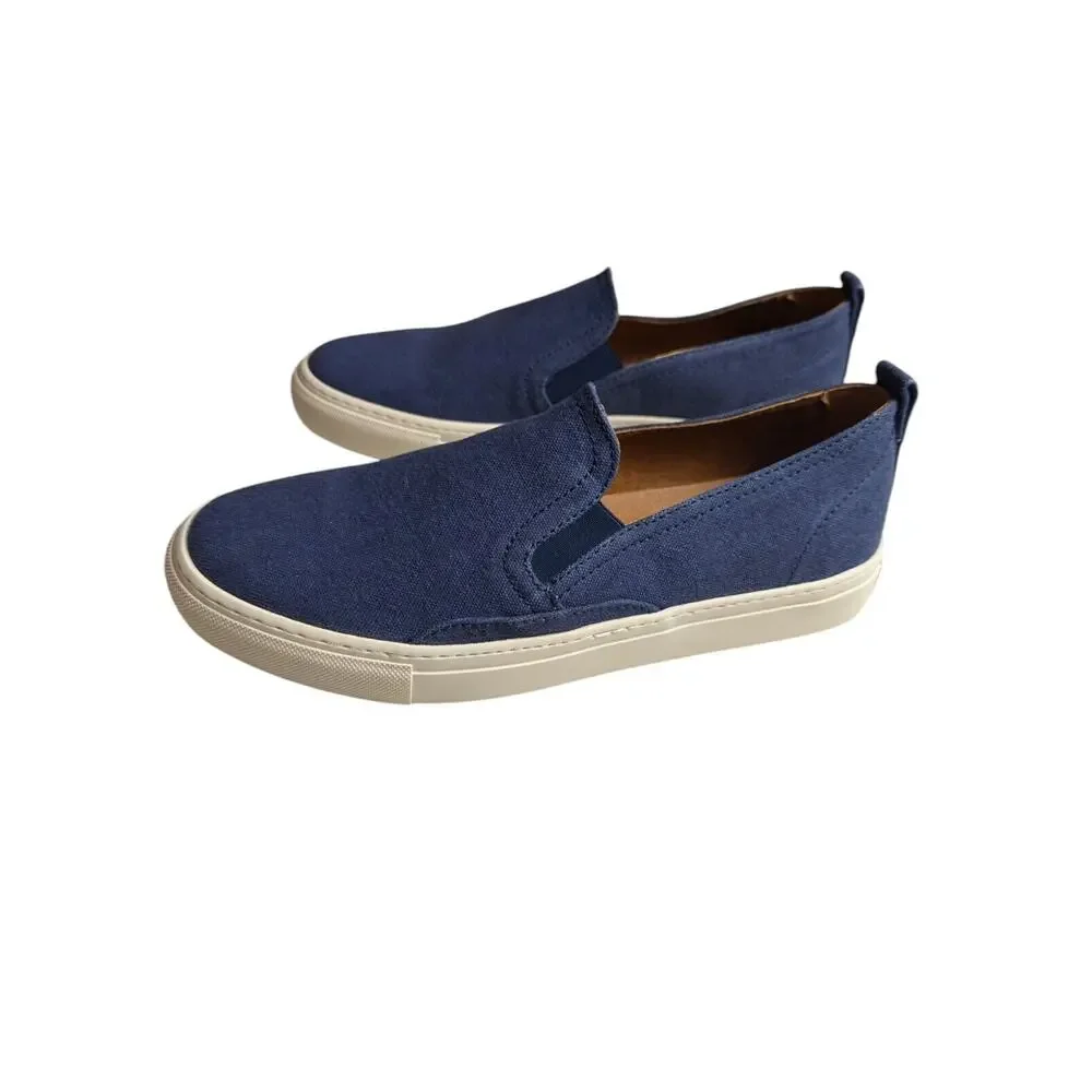 Soludos Mens Size 8.5 Shoes Algarve Slip On Sneaker Navy 3000125-410 New In Box